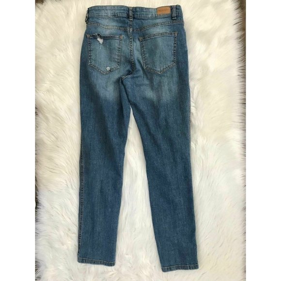 Aeropostale Skinny Slim Jeans 4R Distressed Womens - Picture 2 of 9
